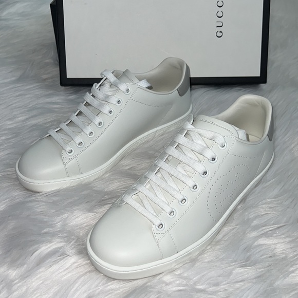GUCCI White Ace sneaker with Interlocking G - size 37 - Picture 3 of 16
